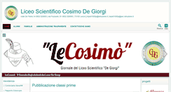 Desktop Screenshot of liceodegiorgi.gov.it