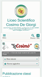 Mobile Screenshot of liceodegiorgi.gov.it